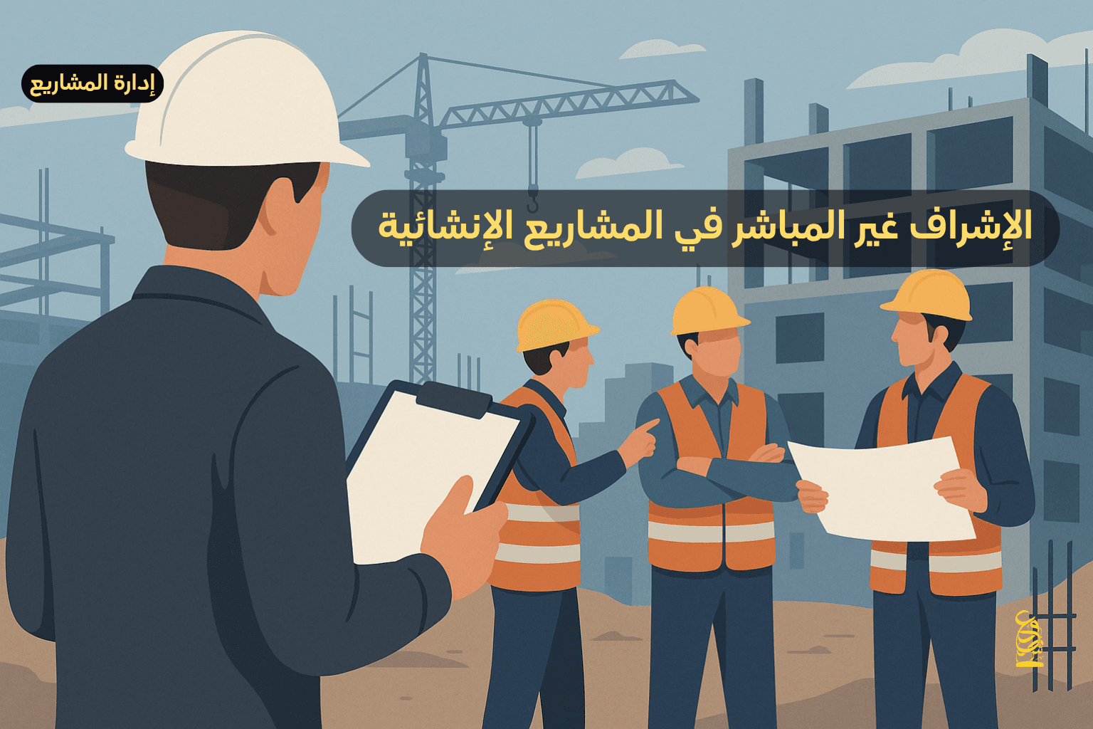 الإشراف غير المباشر في المشاريع الإنشائية
