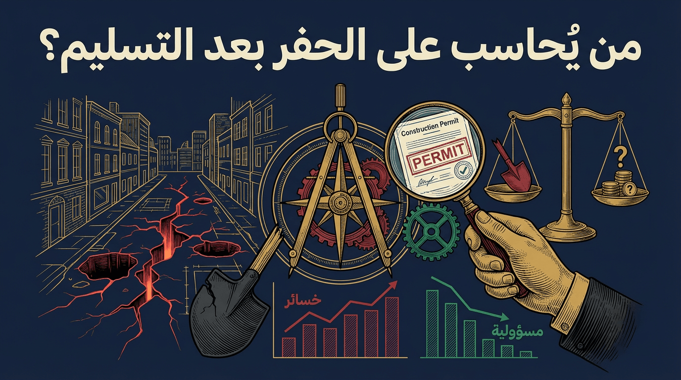 من يُحاسب على الحفر بعد التسليم؟