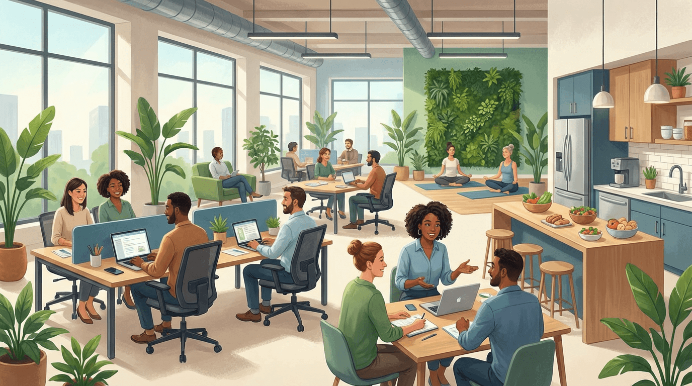 بيئة العمل الصحية 